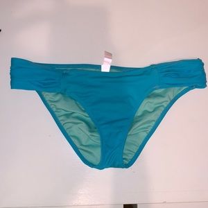 Blue bikini bottoms